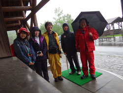 We went to a field trip to Shikotsu lake camping area