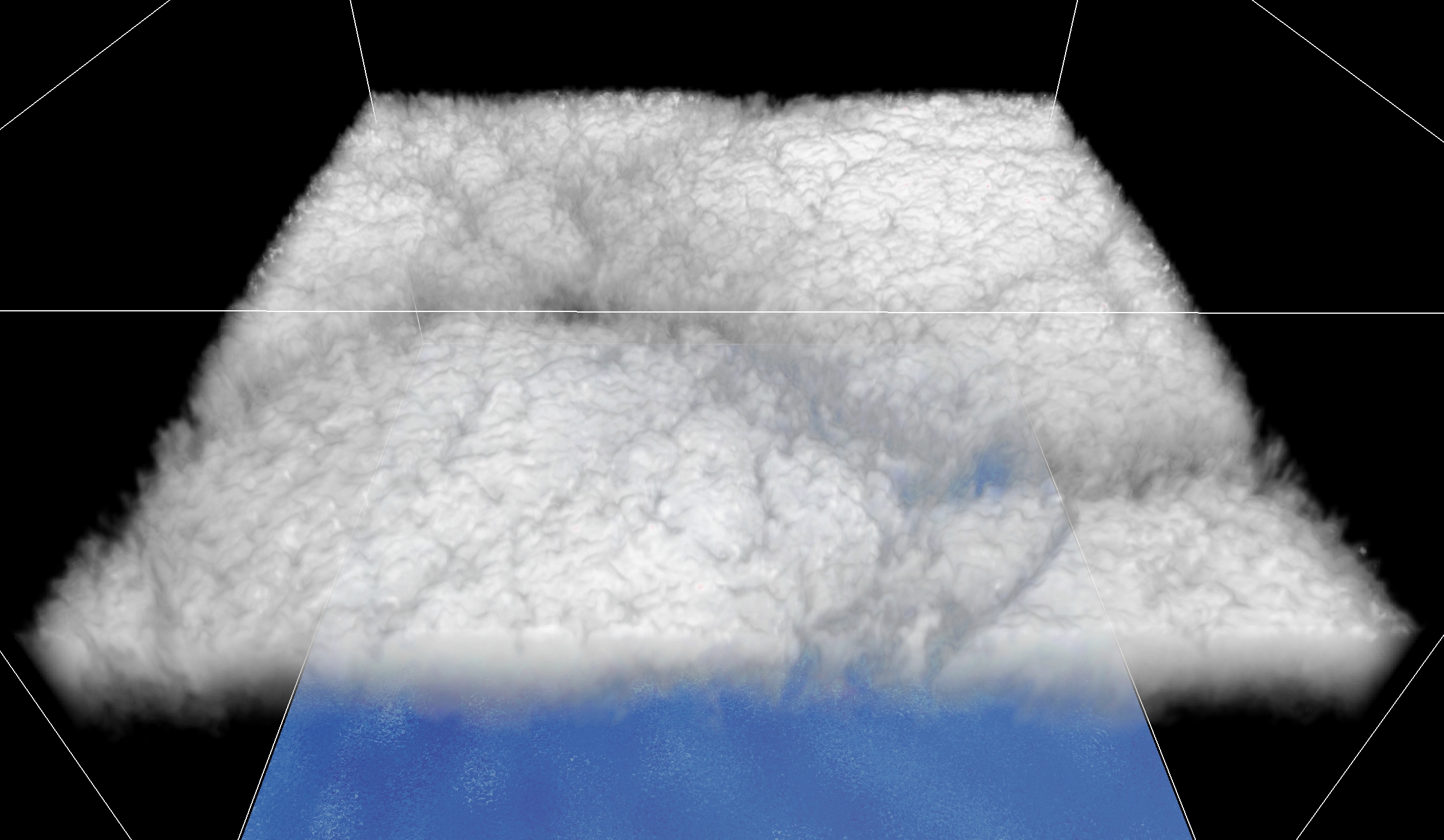 数値シミュレーションによる層積雲の結果