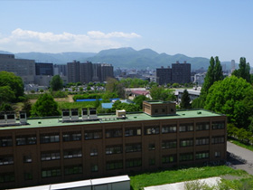 View from Science building